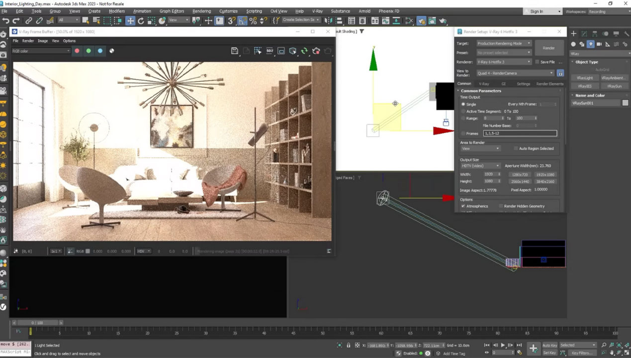 Tăng Tốc V Ray 3ds Max 1