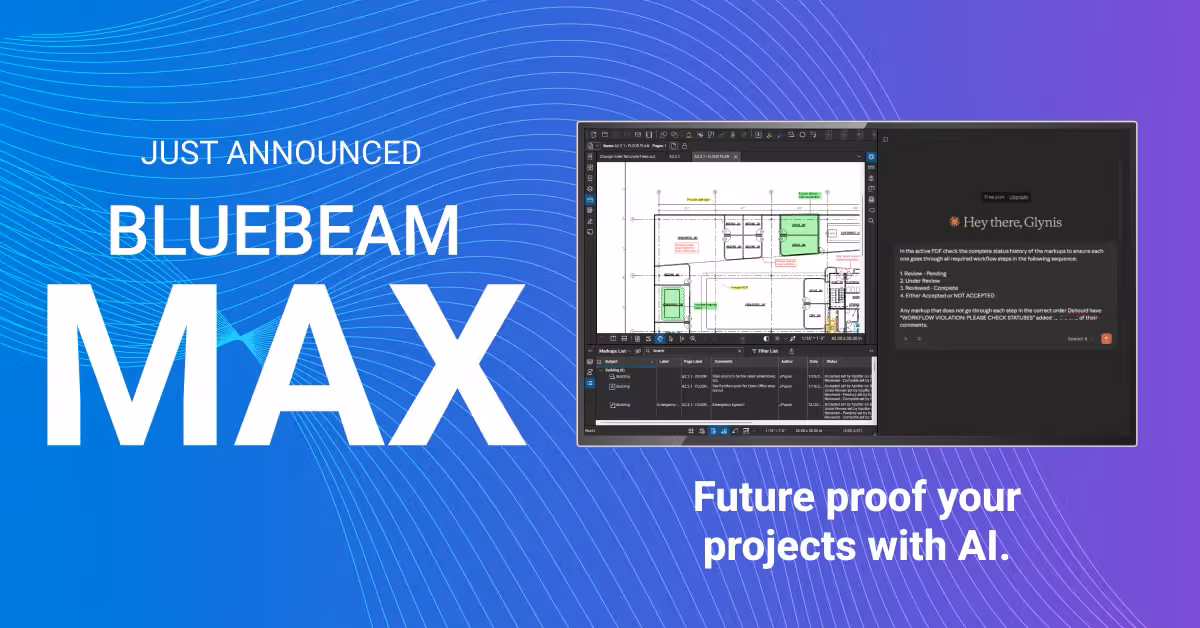 Bluebeam Max Announcement Newsroom Static 1200x628