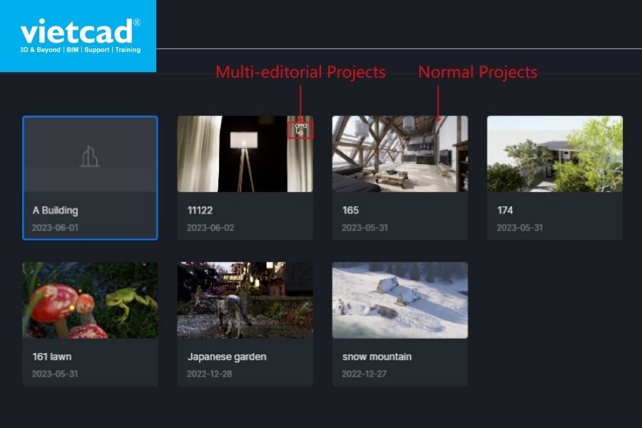Multi-editor Projects trong D5 for Teams gi&uacute;p nhiều th&agrave;nh vi&ecirc;n c&ugrave;ng cộng t&aacute;c tr&ecirc;n một dự &aacute;n