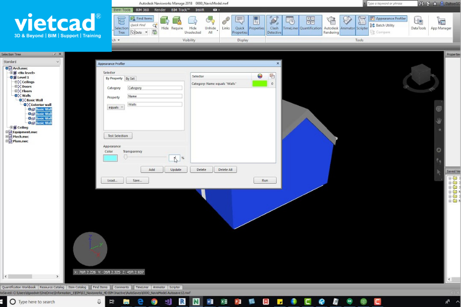 Navisworks hỗ trợ hơn 60 định dạng CAD v&agrave; BIM như RVT, DWG, IFC, NWC v&agrave; NWD