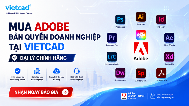 VietCAD - Đại lý ủy quyền Adobe tại Việt Nam
