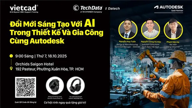 Đổi Mới Sáng Tạo Với AI Trong Thiết Kế & Gia Công Cùng Autodesk