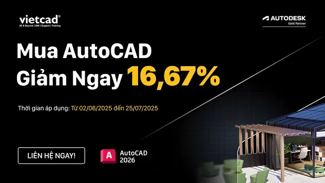 Mua AutoCAD - Giảm Ngay 16,67%