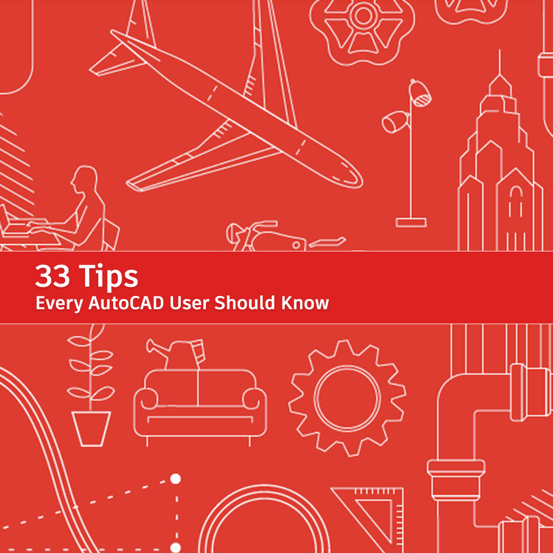 Autocad 33 Tips Cover Image Fb&instagram 1080x1080