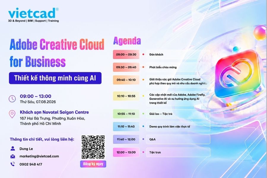 Hội thảo Adobe Creative Cloud for Business: Thiết kế thông minh cùng AI