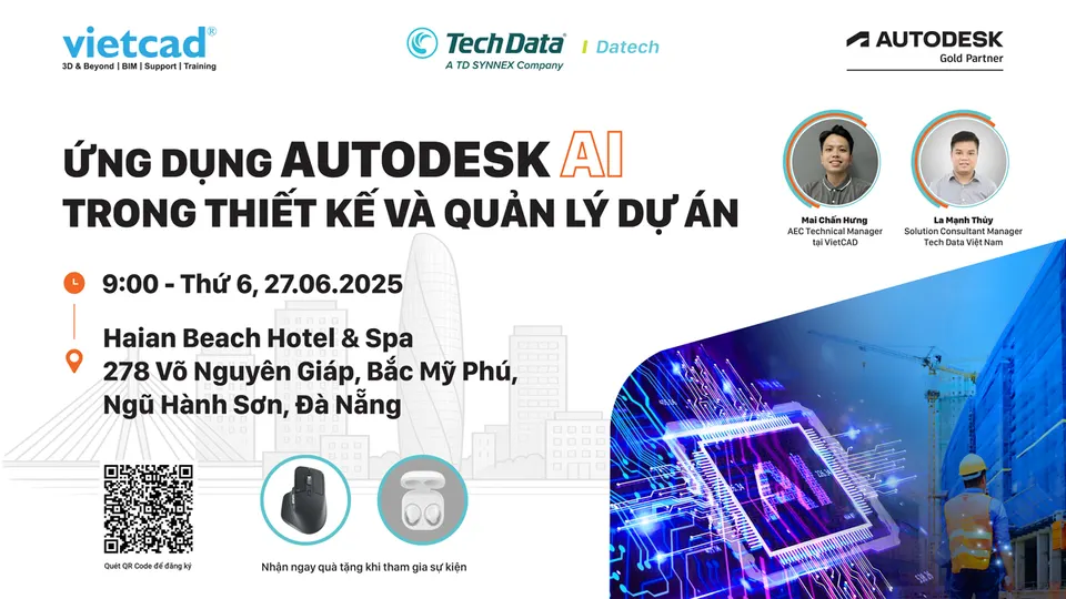 ỨNG DỤNG AUTODESK AI TRONG THIẾT KẾ VÀ QUẢN LÝ DỰ ÁN