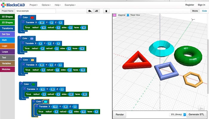 Cad Softwares Blockscad