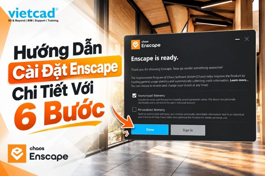 Hướng dẫn cài đặt Enscape chi tiết từng bước