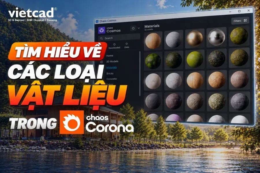 Tìm hiểu về các loại vật liệu trong Corona Renderer