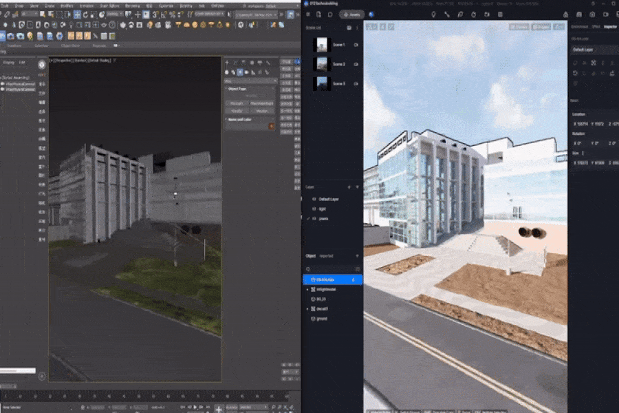 LiveSync với 3ds Max gi&uacute;p đồng bộ m&ocirc; h&igrave;nh trực tiếp với D5 Render Pro