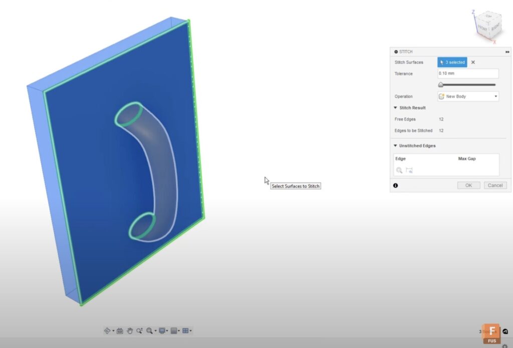 UNSTITCH tool