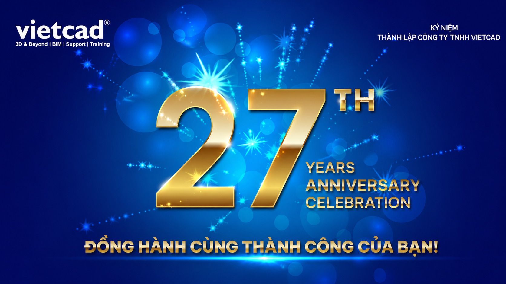 Kỷ niệm 27 năm VietCAD, 12 đối tác chiến lược toàn cầu
