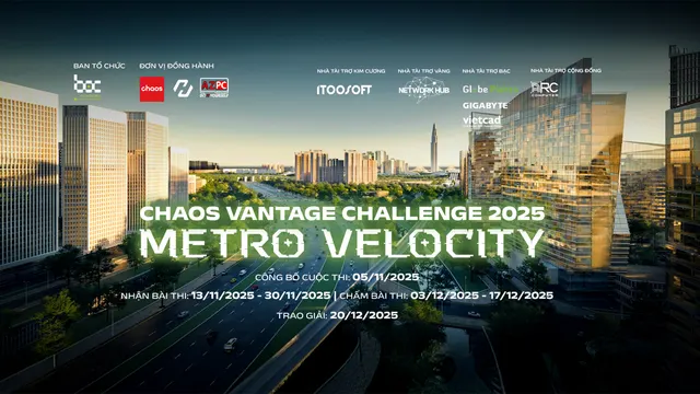 VietCAD Đồng Hành Cùng Cuộc Thi "Chaos Vantage Challenge 2025, METRO VELOCITY"