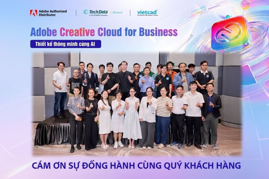 Sự kiện Adobe Creative Cloud for Business: Thiết kế thông minh cùng AI