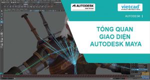 Tổng quan về giao diện Autodesk Maya